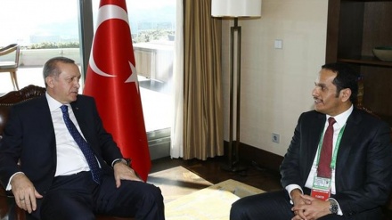 Erdoğan, Katar Dışişleri Bakanını kabul etti