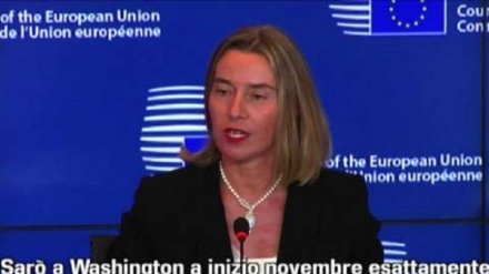 Iran: Mogherini a Washington a inizio novembre