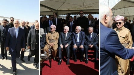 O corpo do Talabani chegou à região do Curdistão 