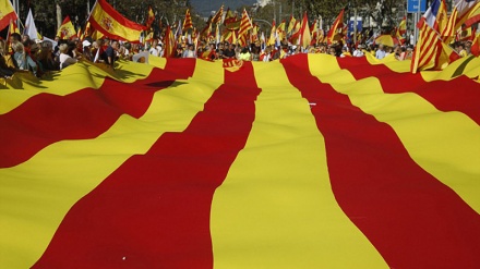 Protestë në mbështetje të unitetit të Spanjës në Barcelonë