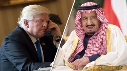 O rei saudita telefona a Trump para congratular a sua postura contra o Irã 