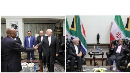 Zarif akutana na Rais Zuma wa Afrika Kusini, wajadili uhusiano wa pande mbili