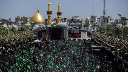 Ceremonia e zimbajtjes për Imam Husejnin (a.s.) në Qerbela