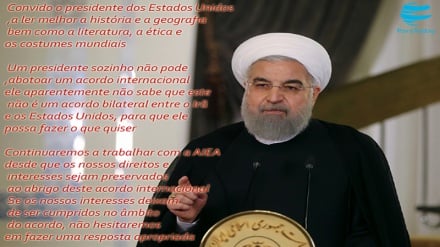 Foto Comentário: Convido o presidente dos Estados Unidos a ler a história e a geografia