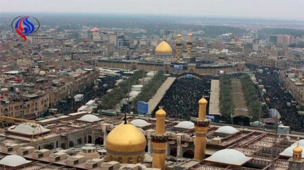 Ceremonia e zimbajtjes për Imam Husejnin (a.s.) në Qerbela (2)