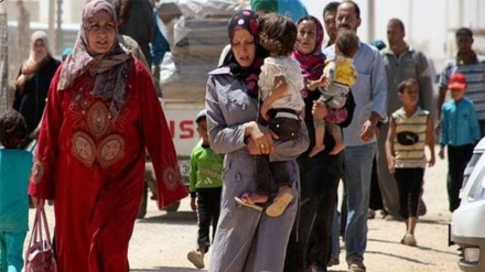 Refugjatët sirianë kthehen në qytezën Al-Buvajxha në jug të Damaskut