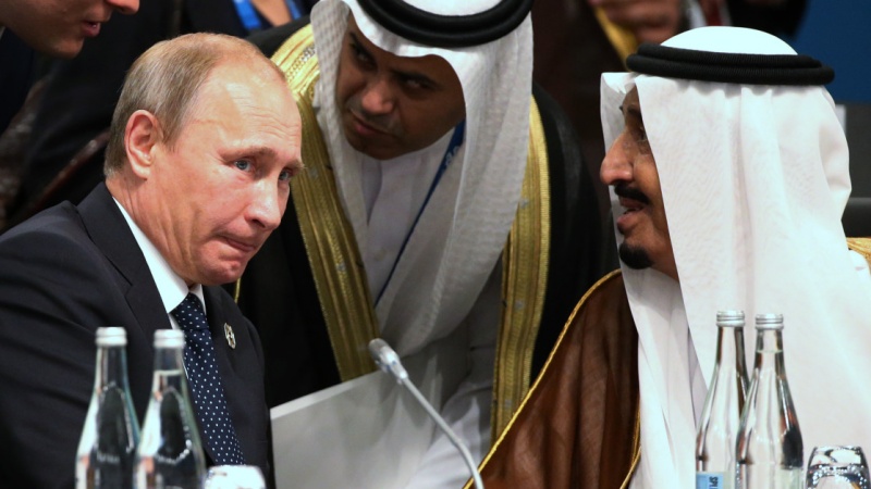Presiden Rusia dan Raja Saudi