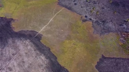 Drone shows UNESCO site ravaged by fire in Brazil