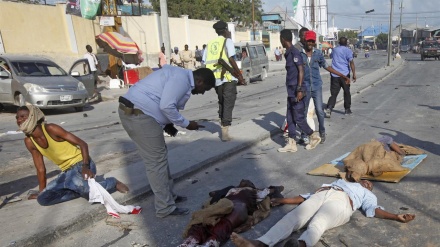 Gaidi ajiripua mbele ya msikiti, kusini mwa Somalia