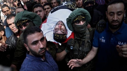 Gaza honra as vítimas do bombarbeio israelense  do túnel na  Faixa de Gaza