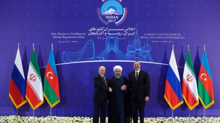 Ruhani: İran, Rusya ve Azerbaycan Cumhuriyeti, Asya'yı Avrupa'ya bağlamaya çalışıyorlar