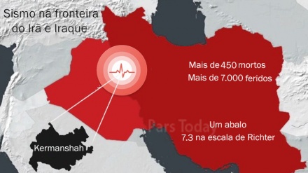 Infografia: O chocante sismo nas regiões fronteiriças do Irã e Iraque