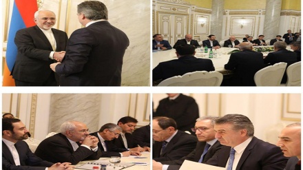Reuniões do ministro iraniano dos Negócios Estrangeiros em Erevan