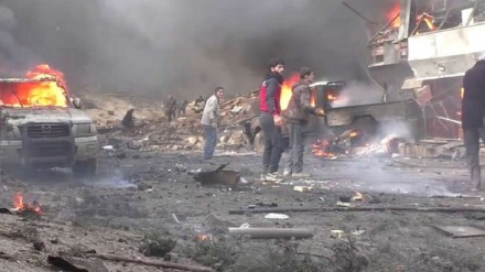 انفجار خودروی بمب گذاری شده در «دیرالزور» سوریه / دستکم 100 نفر کشته شدند 