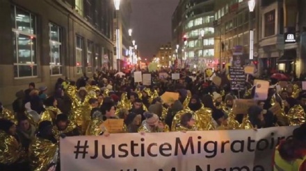 Thousands rally for Europe's migration policy change in Brussels