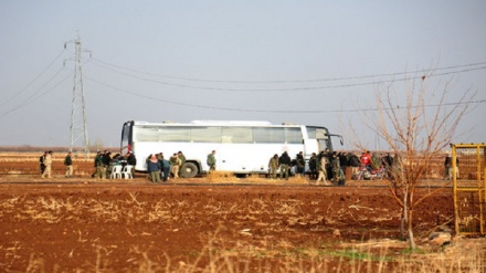 מאות מורדים סורים פונו מבית ג'ן שבצפון הגולן הסורי הכבוש