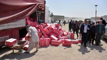  صادرات 875 هزار تُن کالا از پایانه‌مرزی «میلک» به افغانستان