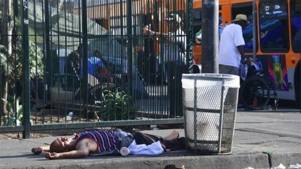 アメリカで、ホームレスの数が増加
