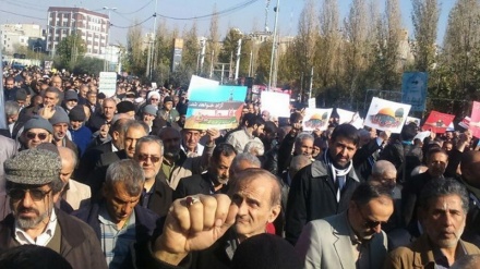 İran halkı Trump'ın Kudüs kararını protesto etti