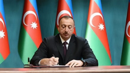 Azərbaycan Respublika silahlinə ğıvvon ğanunon əvəz kardeyu prezidenti əmr.
