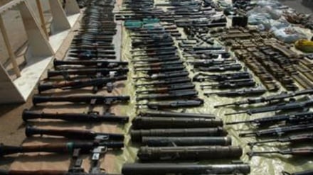 Irak'ta Arabistan'a ait silah ve teçhizatlar ele geçirildi 