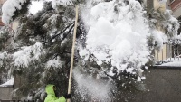 イランの北半分で大雪