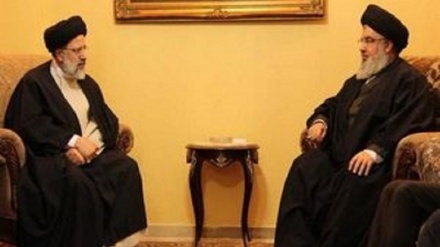 دیدار «سید ابراهیم رئیسی» با سید حسن نصرالله در بیروت