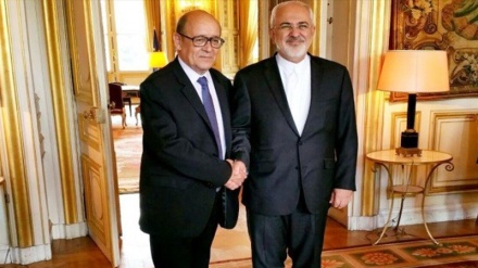 イラン外相、ブリュッセルでフランス外相と会談