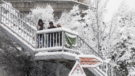 イランの北半分で大雪