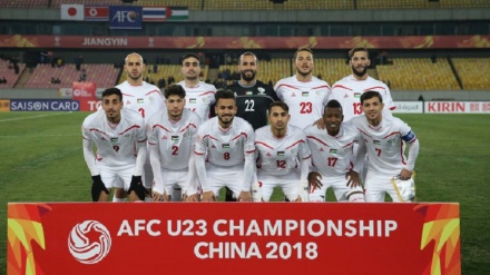 サッカーのＡＦＣＵ－23選手権で初出場のパレスチナが準々決勝に進出