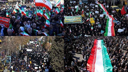 Manifestantes iranianos condenam a violência, apoiam a República Islâmica em várias cidades (+fotos)