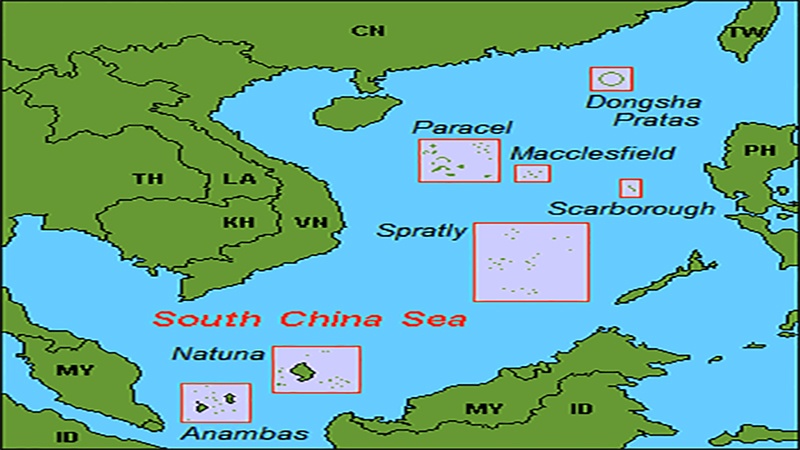 Wilayah Laut Cina Selatan.
