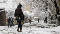 イランの北半分で大雪