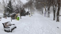 イランの北半分で大雪