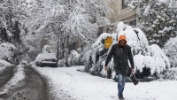 イランの北半分で大雪