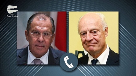 Suriye Ulusal Diyalog Kongresi oturumu Lavrov ve De Mistura arasında ele alındı 