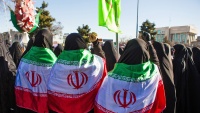 イラン国民のイスラム体制を支持するデモ行進（3日水曜）