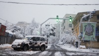 イランの北半分で大雪