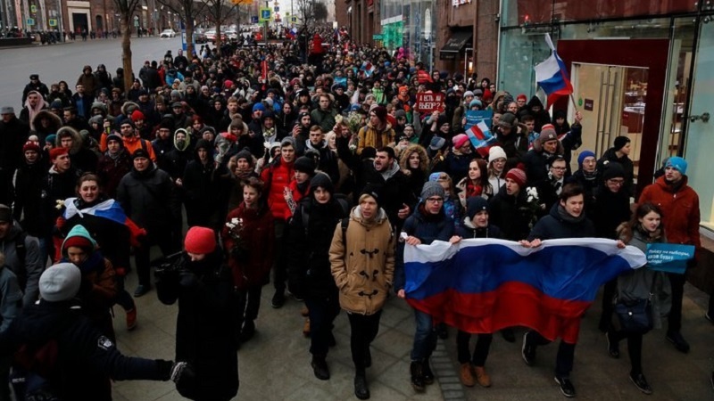 Тарафдорони Навалний ваъда додаанд, ки ҳафтаи оянда бозҳам ба хиёбонҳо боз мегарданд