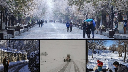 A queda intensa de neve leva ao fechamento de escolas na capital e nas maiorias das cidades da região norte e central do país.  