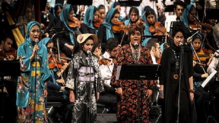 Festival de música Fajr do Irã, em Teerã com mais de 90 apresentações. 