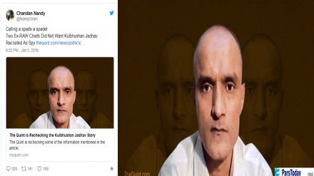 भारत की एक समाचार वेबसाइट ने कुलभूषण जाधव को बताया “रॉ” का एजेंट, हंगामे के बाद ख़बर डिलीट