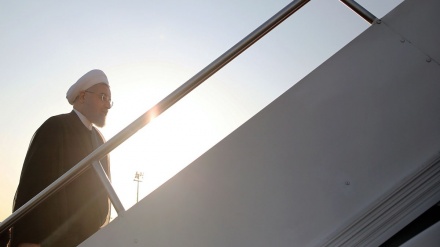 הנשיא רוחאני יצא להודו