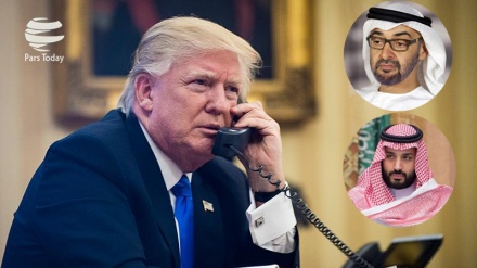 Trump, İran'ı, Suudi ve BAE veliahtları ile görüştü