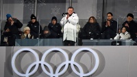 Presiden Korsel di Pembukaan Olimpiade Musim Dingin 2018 Pyeongchang