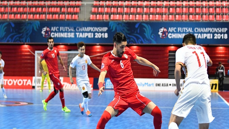 پیروزی پرگل تیم ملی فوتسال ایران مقابل چین