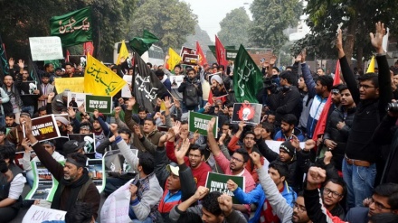 Hindistan'da Arabistan karşıtı protesto gösterisi