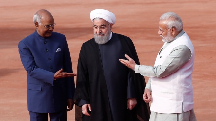 Pritje zyrtare nga presidenti dhe kryeministri i Indisë për presidentin Hasan Ruhani