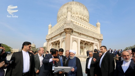 Presidente Rouhani visita locais históricos em Hyderabad	