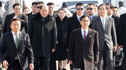 North Korean leader’s sister arrives in South for Olympics in historic visit